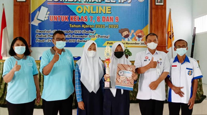 Siswa SMPN 4 Pati Juara Lomba Mapel IPS Online Tingkat Kabupaten